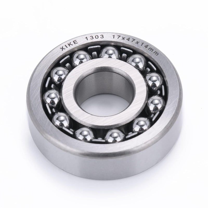 Xike 1 قطعة 1303 محامل كروية ذاتية المحاذاة 17x47x14 مم، مفتوحة من الصلب الكرومي تناسب DIY/المراوح/الصناعية/الزراعة/اللب/الورق/المشروبات/النسيج/ماكينات معالجة المواد. - Image 5